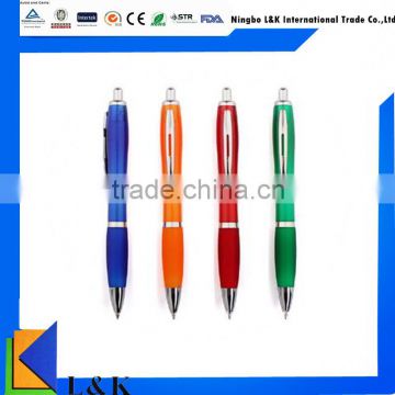 custom logo advertising ballpoint pen/plastic ball pen