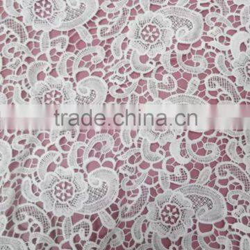 Lace With Flower Fabric Embroidery Milk Silk Full Lace for Garment Accessory photo-2