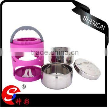 Stainless Steel Colored Tiffin Lunch Box/ 2 Compartment Insulated Box/ Bento Box photo-4