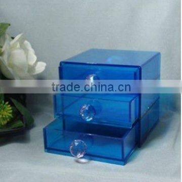 2012 pretty blue acrylic storage drawers