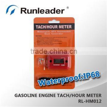 Tach / hour meter on Gas engin waterproof