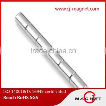 N38SH TS16949 bar neodymium magnet with coating nickel manufactuer in China