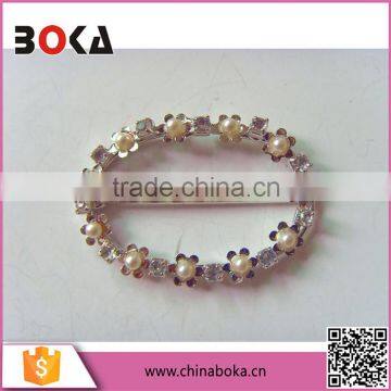 Buy direct from China wholesale large rhinestone brooch with antique shoe buckles