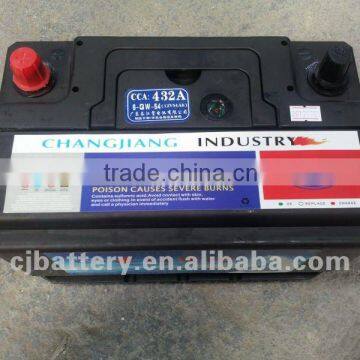 Excellent DIN 12V54AH MF Lead Acid Storage Car Battery for Starting