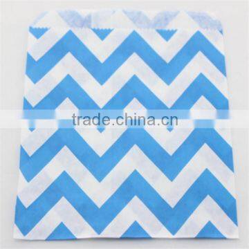 Chevron Porpcorn Kraft Paper Favor Bag photo-6