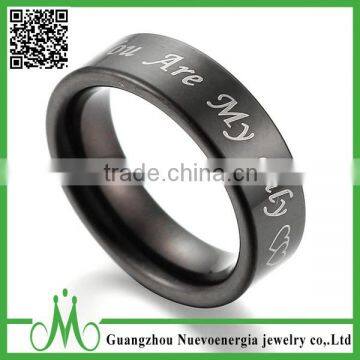High Quality Tungsten Carbide Wedding Ring Wholesale Fashion Jewelry Tungsten Black Ring for Men photo-6