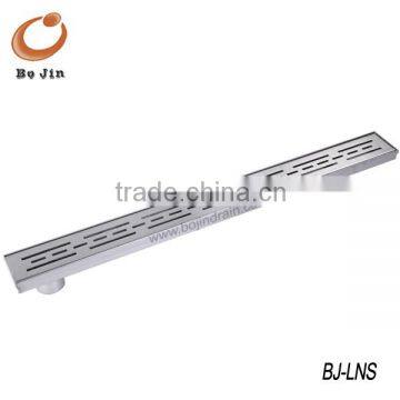 SUS 304 Linear shower drain cover, overflow vetical drain