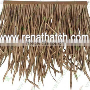 artificial thatch rolls, african synthetic thatch, artificial roof materials