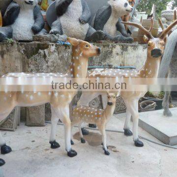 fiberglass animal statue polyresin deer sculpture