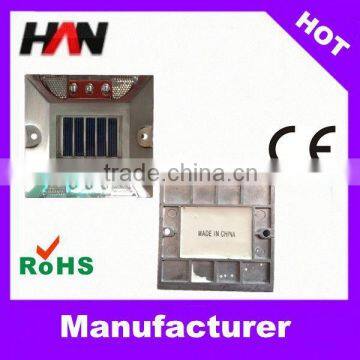 sun power LED road sign wired road stud