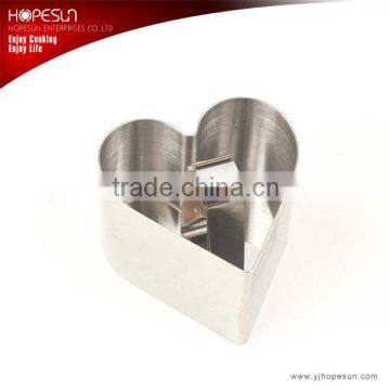 New design newfangled metal heart shape cookie cutter