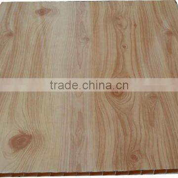 New wooden color pvc ceiling & wall panel F101