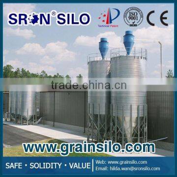 Hot Galvanized Steel Small Grain Silos 3 Ton Capacity