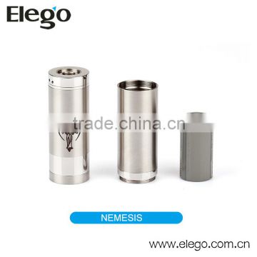 Stainless steel mechanical mod and nemesis mod