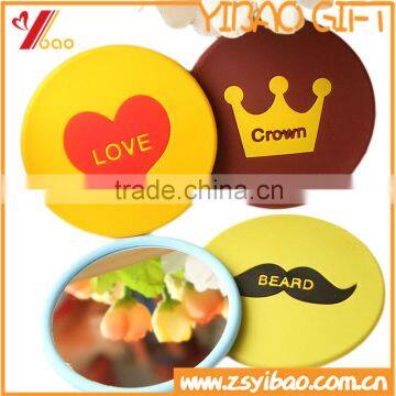 Custom Logo Wholesale Promotion Cheap PVC Makeup Mirror