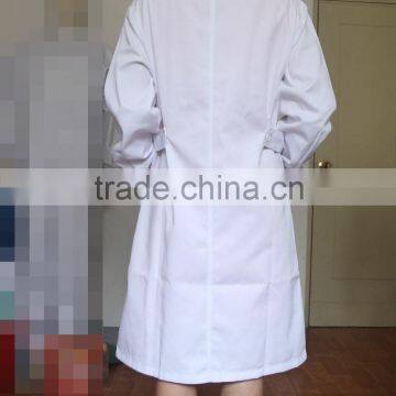 White Short Sleeve 100% Cotton Lab Coat photo-2