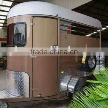 China Durable quality cheap two horse trailer