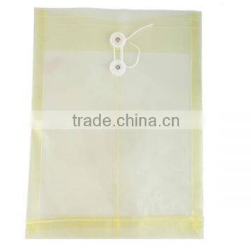 Factory Direct Price Custom New Design Two Color Drawing Clear Plastic Document Holder a4 fc File Bag photo-4