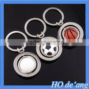 Hogift Factory Free Custom Logo Basketball Metal Keychain