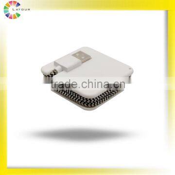 China supplier Pocket battery Micro wall cell phone usb charger mobile phone power bank customer charger cable