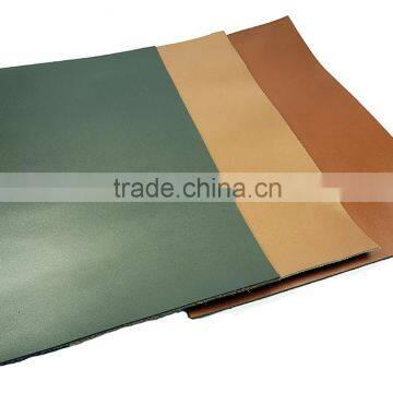 High Quality Full Grain Metallic Genuine Leather