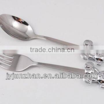 Stainless spoon and fork made in Junzhan Factory directly and low price