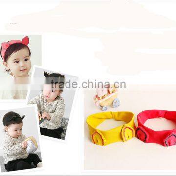 Children Headwear Korea Baby Cute Knit Headband With Embroidery Ear photo-2
