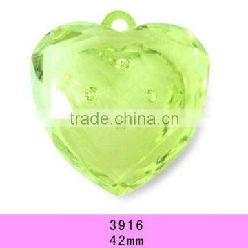 acrylic heart beadCM3916