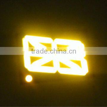 16 Segment Display Amber/Orange LED 0.5 Inch