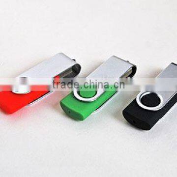 Swivel Design USB 2.0 Flash Drive Memory Stick (5 Mixed Colors: Black Blue Green Purple Red)