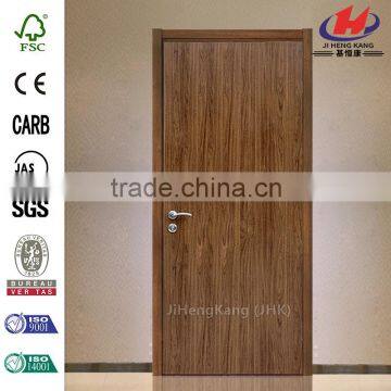 JHK-F01 Pakistan Cheap Price Flexible Sand Blasting Room Partitions Wood Designs Interior Veneer Door