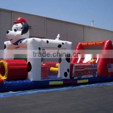 Commercial Outdoor Playground Inflatable Spotty Dog Obstacle Course for Sale photo-2