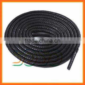 New Arrival Custom Shoelaces Plastic Tip Waxed Cotton Shoe Laces photo-5
