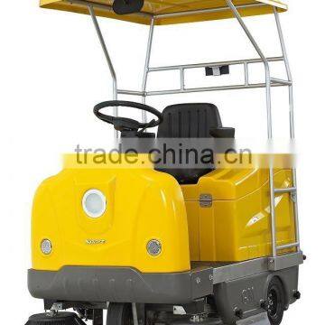 Industrial warehouse ride on floor sweeper,automatic battery floor cleaner