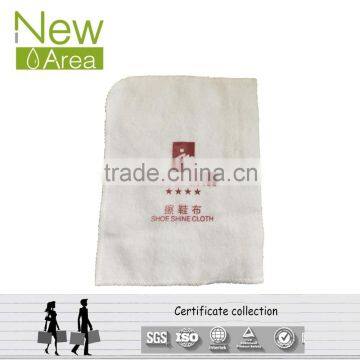 China made cheap price hotel amenity cotton hotel shoe shine mitt