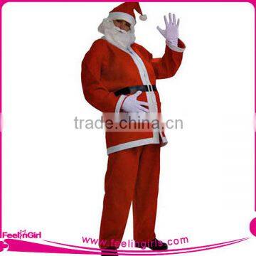 father christmas costume adult santa costume size large