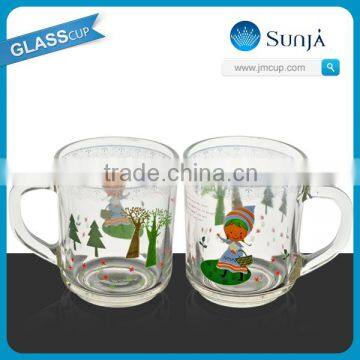 Cartoon Glass Cup With Handle Kinds Favor Glass Mug Cup With Handle photo-3