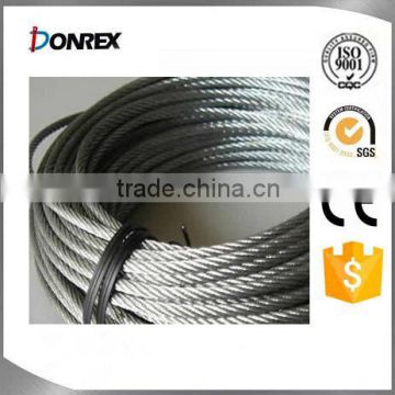 Hot dipped steel wire rope for elevator price