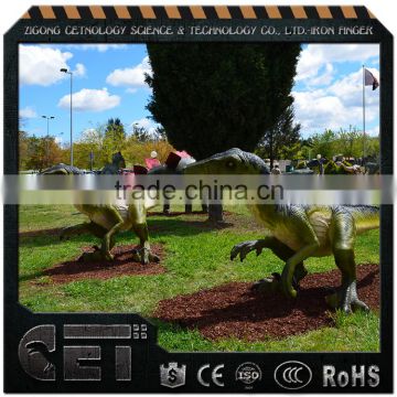 Life Size Fiberglass Dinosaur Statues for Dinosaur Park