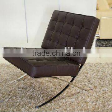 creative style salon barcelona chair with ottoman