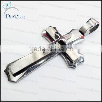 big stainless steel cross pendant jewelry