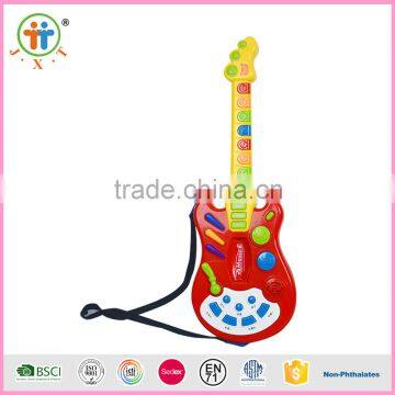 Flashing wholesales battery operated musical guitar for kids