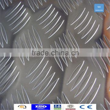 Supply custom size 6063 aluminum checkered plate sheet