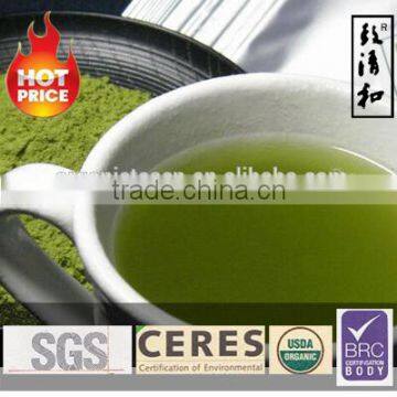 organic green tea CERES USDA DAKKS NOP EC regulation with heavy metal test report by Eurofins Lab Matcha