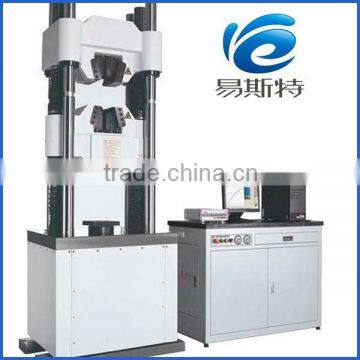 Computer display hydraulic universal testing machine