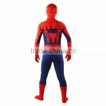 New Arrival Kids Spiderman Lycra Zentai Suit Adult Halloween Party Cosplay Costume Spiderman Suit photo-5