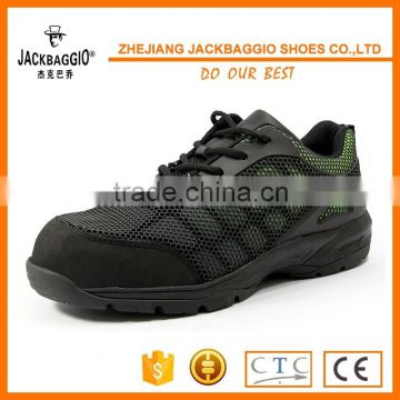 Dual PU color outsole Europe high quality security work factory safety shoes for man and labor