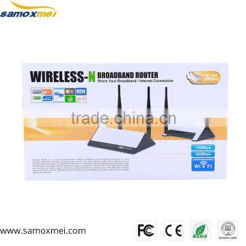 150Mbps High Speed 2km Wireless Range 802.11n/b/g Adsl Modem Wifi Router 4 Ethernet LAN Ports