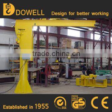 Workshop Cantilever Jib Crane With Electric Hoist 2 Ton
