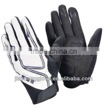 sport gloves, gym gloves, motorcycle gloves, microfiber + stretch spandex gloves